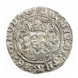 ENGLAND: Henry VI, 1422-1461, AR halfgroat (1.91g), ND (1422-30). VF-EF