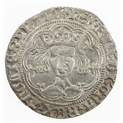 ENGLAND: Henry VI, 1422-1461, AR groat (3.83g), ND (1422-7). VF