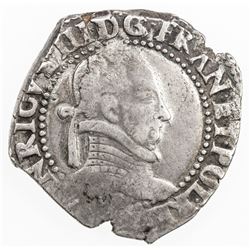 FRANCE: Henri III, 1574-1589, AR franc d'argent (13.70g), ND (1575-86). F-VF