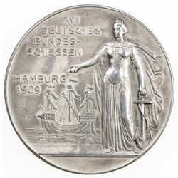 HAMBURG: AR medal (25.81g), 1909. AU