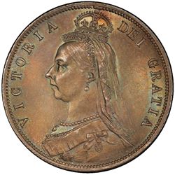 GREAT BRITAIN: Victoria, 1837-1901, AR halfcrown, 1887. PCGS MS64