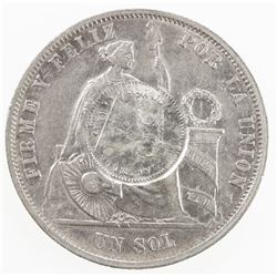 GUATEMALA: AR peso, 1894. AU