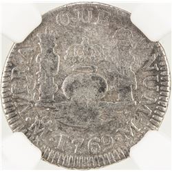 MEXICO: Carlos III, 1759-1788, AR real, 1766-Mo. PCGS VG-F