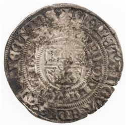 NETHERLANDS: UTRECHT: David van Bourgondie, 1456-1496, AR jager (2.96g), Wijk bij Duurstede mint, 14