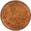 Image 2 : NETHERLANDS: Wilhelmina, 1890-1948, AE 1/2 cent, 1906. PCGS MS65