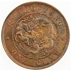 CHINA: KWANGTUNG: Kuang Hsu, 1875-1908, AE cent, ND (1900-1906). AU