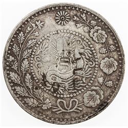 CHINA: SINKIANG: Kuang Hsu, 1875-1908, AR 5 miscals, Kashgar, AH1326. F-VF