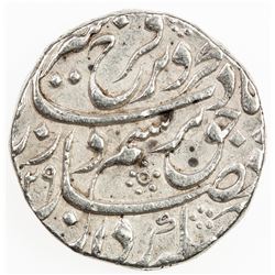 MUGHAL: Farrukhsiyar, 1713-1719, AR rupee (11.41g), Akbarabad, AH(11)29, year 6. EF