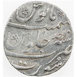 MUGHAL: Muhammad Shah, 1719-1748, AR rupee (11.53g), Surat, year one (ahad). VF-EF