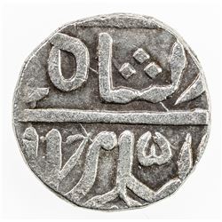 JANJIRA ISLAND: Sidi Ibrahim Khan II, 1803-1825, AR rupee (11.17g), Janjira, ND. VF-EF