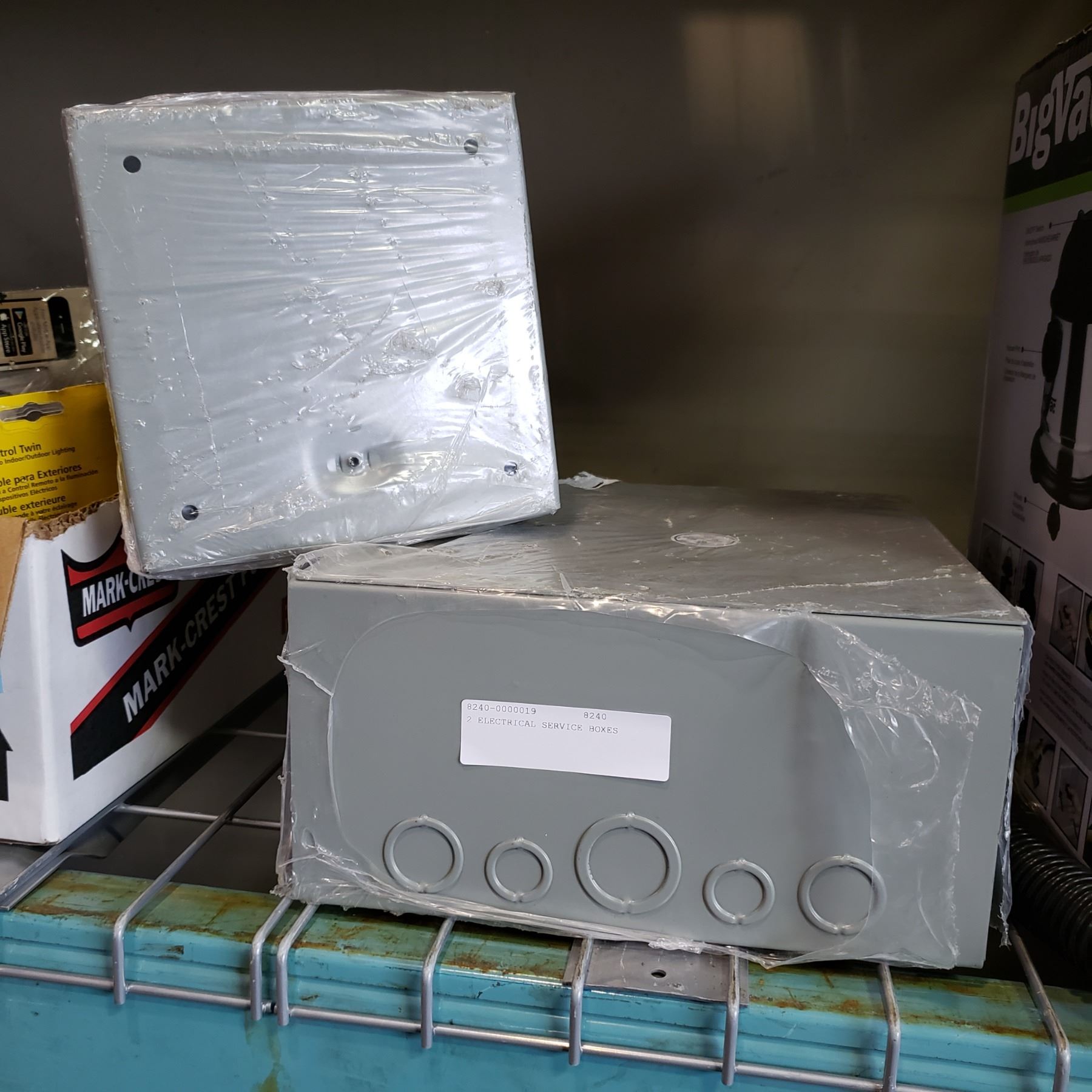 2 ELECTRICAL SERVICE BOXES