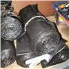 Image 2 : 5 ROLLS OF BLACK GARBAGE BAGS