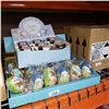 Image 1 : LOT OF METAL EASTER EGG CANNISTERS AND CANDY JARS