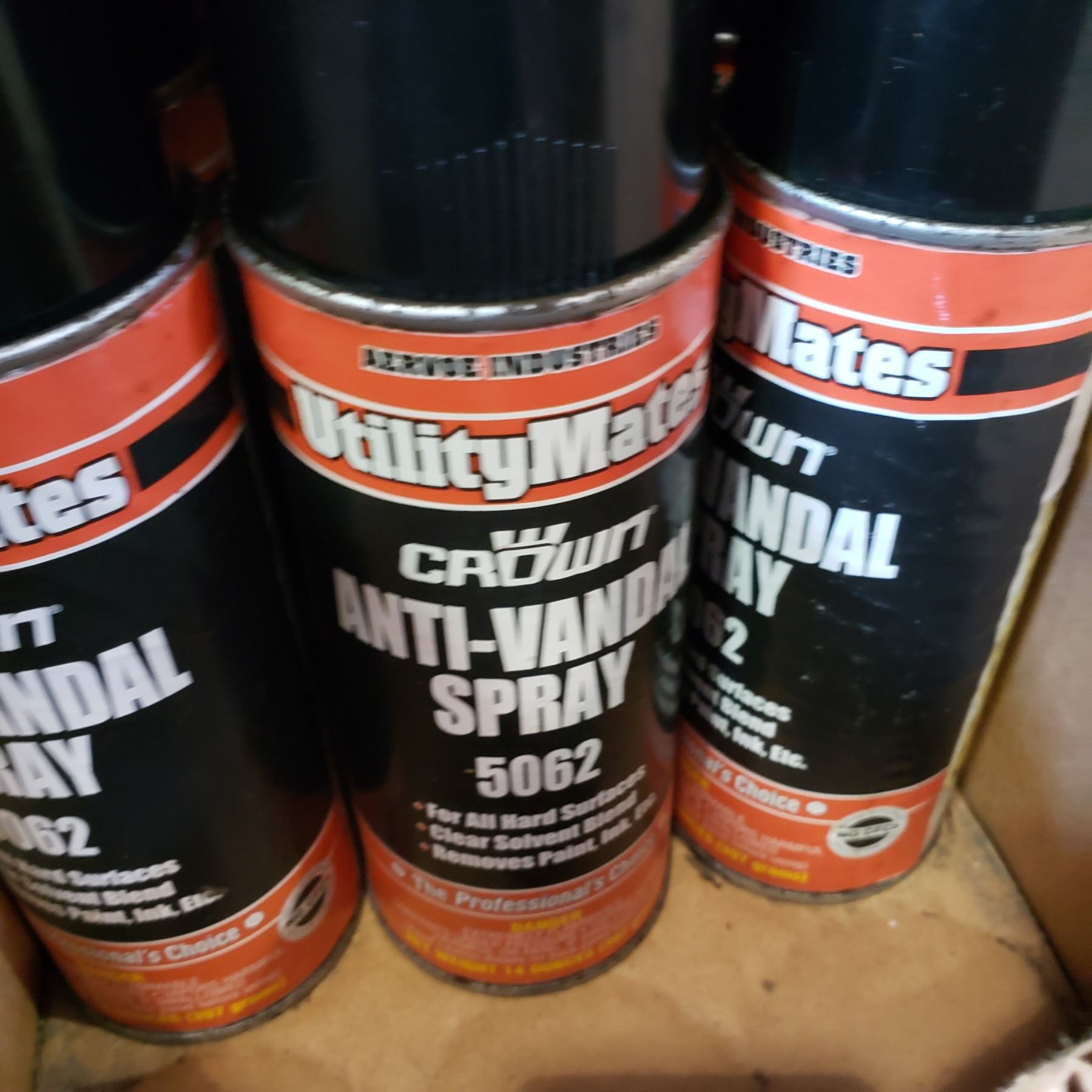 CASE OF ANTI VANDAL SPRAY Big Valley Auction