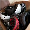 Image 2 : BOX OF BIKE HELMETS