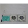 Image 1 : CANADIAN PROOF HIGH GRADE SP67 50c COINS 1985 1986