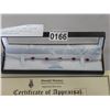 Image 2 : STERLING SILVER 8x6mm GENUINE 6.25CT AND CZ BRACELET W/ APPRAISAL $1050