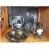Image 1 : ESTATE WINE SET, SILVER TEA SET, AND CAROUSEL SERVING DISH