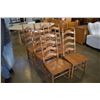 Image 1 : 6 VILAS MAPLE DINING CHAIRS