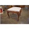 Image 2 : CARVED LEG FOOTSTOOL