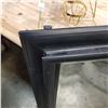 Image 2 : MODERN BLACK BEVELLED MIRROR