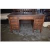 Image 2 : MAHOGANY 9 DRAWER DESK