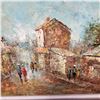 Image 2 : CITY OIL PAINTING ON CANVAS