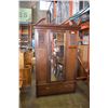 Image 2 : ANTIQUE WARDROBE APPROX 7FT TALL