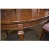 Image 2 : KNECHTEL FRUIT WOOD DINING TABLE W/ 2 LEAFS AND 6 CHAIRS