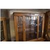Image 2 : KNECHTEL FRUIT WOOD SINLGE PIECE CHINA CABINET