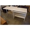 Image 1 : WHITE IKEA DESK