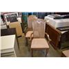Image 1 : LOT OF 6 OAK DINING CHAIRS