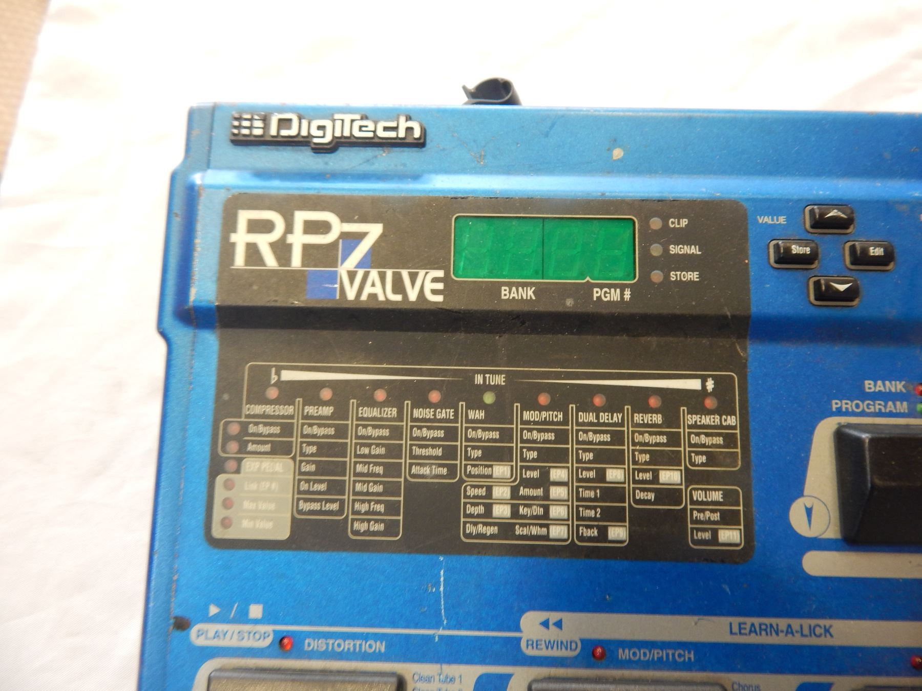 DIGITECH RP7 VALVE
