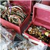 Image 2 : 2 BAGS OF JEWELLERY AND BOX OF BANGLES AND BOX OF BUTTONS