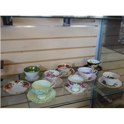 LOT OF CHINA CUPS AND SAUCERS