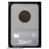 Image 2 : 1857 1/2 C MS64 Brown NGC. B-1, C-1, R.2. Glimpses of 1857[1/2 C] MS64 Brown NGC.