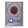 Image 2 : 1855 1C Upright 5s MS65 Red and Brown PCGS. N-4, R.1. 1855[1C] Upright 5s MS65 Red and Brown PCGS.