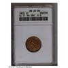 Image 1 : 1873 1C Closed 3 MS63 Red and Brown ANACS. FS-009.1, S 1873[1C] Closed 3 MS63 Red and Brown ANACS.