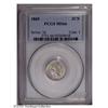 Image 1 : 1865 3CN MS66 PCGS. Light nickel-gray surfaces exude n 1865[3CN] MS66 PCGS.