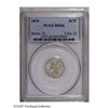 Image 1 : 1879 3CN MS66 PCGS. Whispers of light gold toning jump 1879[3CN] MS66 PCGS.