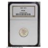 Image 1 : 1869 3CN PR65 NGC. Golden-gray toning endows this plea 1869[3CN] PR65 NGC.