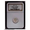 Image 1 : 1869 3CN PR66 S Cameo NGC. Light gold toning graces t 1869[3CN] PR66 [S Cameo NGC.