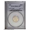 Image 1 : 1881 3CN PR66 Cameo PCGS. Fully struck and contact-fre 1881[3CN] PR66 Cameo PCGS.