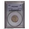 Image 1 : 1911 5C MS65 PCGS. Soft silver-gray iridescence adorns 1911[5C] MS65 PCGS.