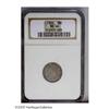 Image 3 : 1832 10C MS64 NGC. JR-1, R.2. Steel-blue, sea-green, a 1832[10C] MS64 NGC.