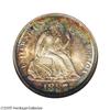 Image 1 : 1887 10C MS66 NGC. Lavish original toning of cobalt-bl 1887[10C] MS66 NGC.