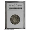 Image 3 : 1821 25C XF40 ANACS. B-3, R.2. This dusky steel-gray C 1821[25C] XF40 ANACS.