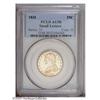 Image 1 : 1831 25C Small Letters AU50 PCGS. B-2, R.2. Struck fro 1831[25C] Small Letters AU50 PCGS.