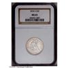 Image 1 : 1876-S 25C MS65 NGC. Type Two Reverse. This lustrous C 1876-S[25C] MS65 NGC.