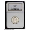 Image 1 : 1936 25C PR65 NGC. A thin veneer of milky-tan and oliv 1936[25C] PR65 NGC.